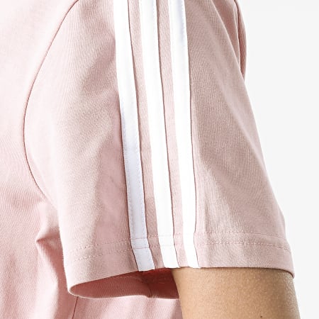 Adidas Sportswear - Maglietta a fascia da donna HF1865 Rosa
