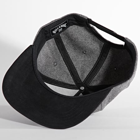 Billabong - Casquette Snapback Stacked Gris Anthracite Chiné