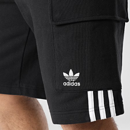 Adidas Originals - Short Jogging A Bandes 3 Stripes HB9542 Noir