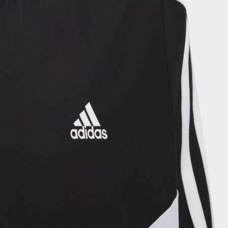 Adidas Sportswear - Veste Zippée Capuche Enfant HF1821 Noir Gris Blanc