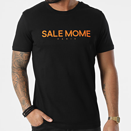 Sale Môme Paris - Tee Shirt Tigre Noir Orange