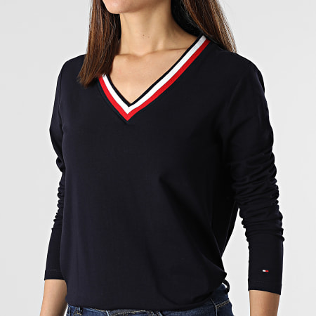 Tee shirt manche shop longue femme tommy hilfiger
