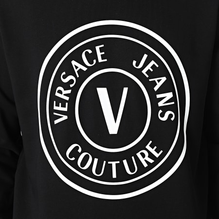 Versace Jeans Couture - Sudadera Cuello Redondo Vemblem Rub 72GAIT20 Negro