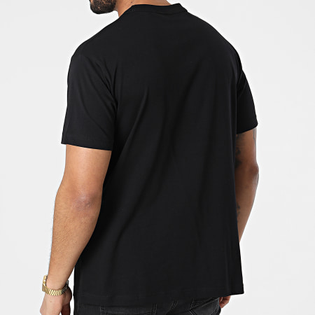 Versace Jeans Couture - Camiseta Centrado Vemblem 72GAHT16 Negro Oro