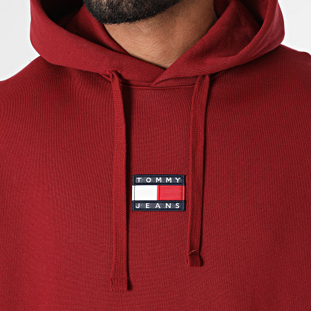 Tommy Jeans - Sudadera Tommy Badge 0904 Burdeos