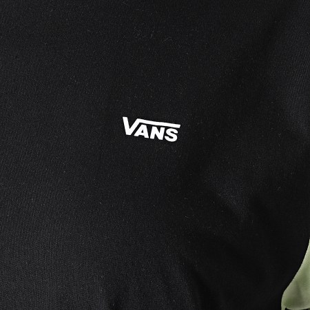 Vans - Camiseta Mujer Logo Pecho Negra