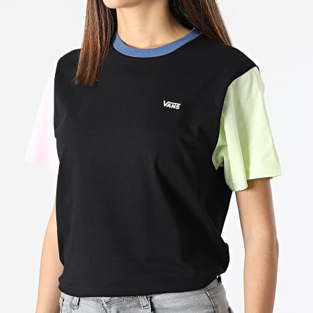 Vans - Tee Shirt Femme Chest Logo Noir
