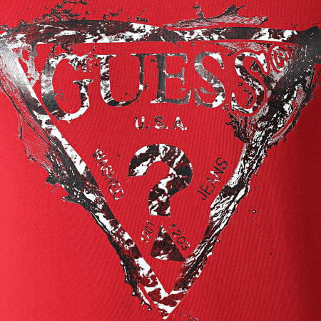 Guess - Tee Shirt M2RI20-J1311 Rouge