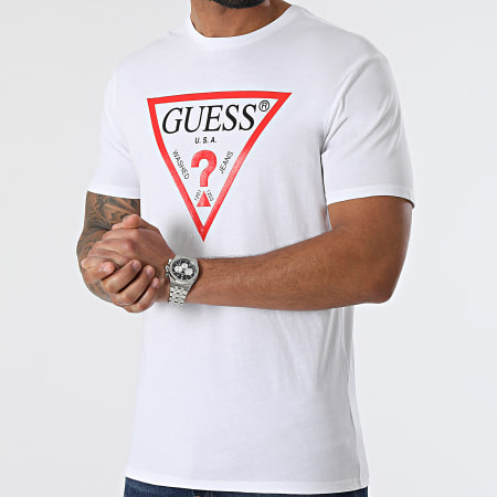 Guess - Camiseta M74391-K5511 Blanco