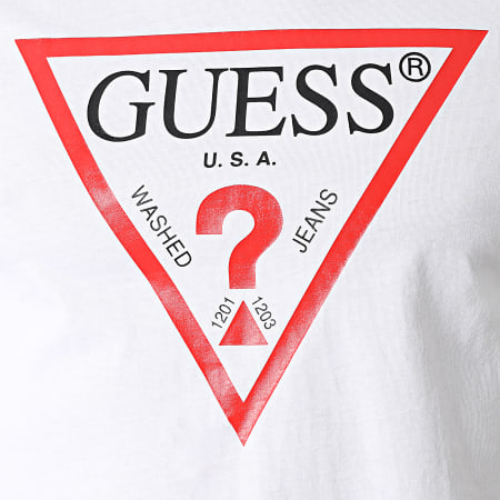Guess - Camiseta M74391-K5511 Blanco