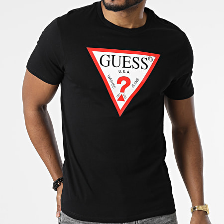 Guess - Camiseta M74391-K5511 Negro