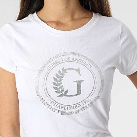 Guess - Camiseta Mujer W1RI14 Blanca