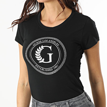 Guess - Camiseta Mujer W1RI14 Negra