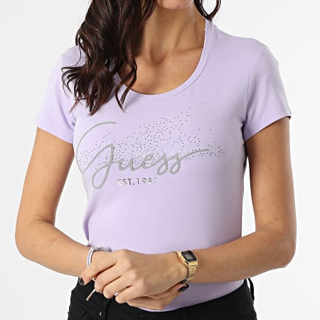 Guess - Camiseta Mujer W2RI04 Morada