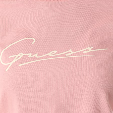 Guess - Tee Shirt Femme V2RI11 Rose