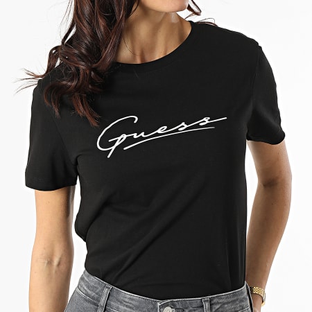 Guess - Tee Shirt Femme V2RI11 Noir
