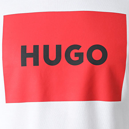 HUGO - Felpa girocollo 50467944 Bianco