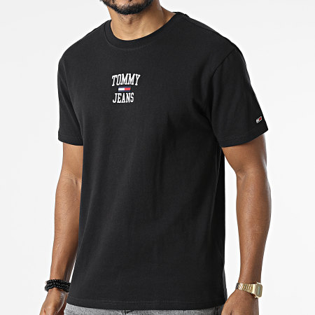 Tommy Jeans - Camiseta estampada Homespun 2479 Negro