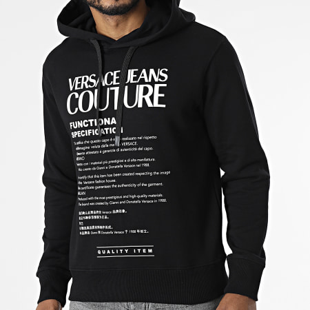 Versace Jeans Couture - Sudadera de forro polar orgánico Negro