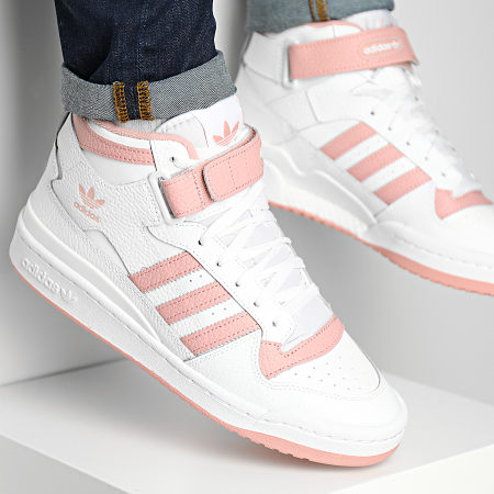 adidas - Baskets Montantes Forum Mid GY5820 Footwear White Mauve