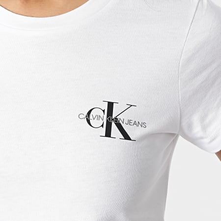 Calvin Klein - Lot De 2 Tee Shirts Femme 9734 Blanc Rose