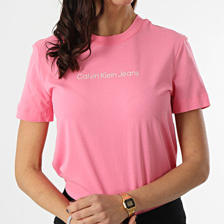 Calvin Klein - Camiseta Mujer 7713 Rosa