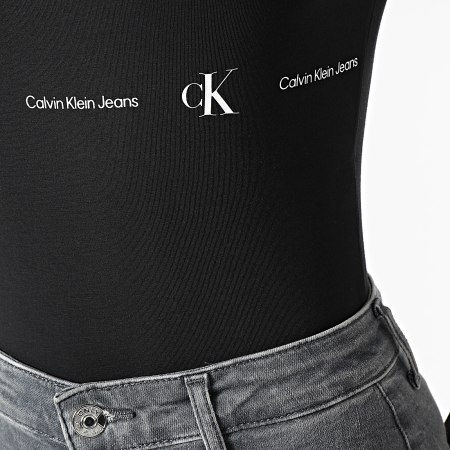 Calvin Klein - Body Manches Longues Femme 7716 Noir