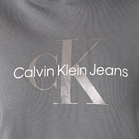 Calvin Klein - Sudadera Mujer con Capucha 7784 Gris