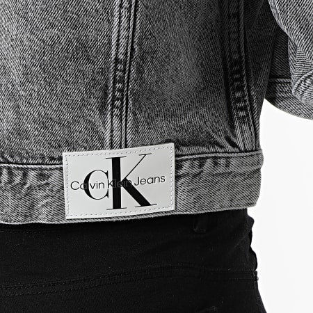 Calvin Klein - Veste Jean Femme Crop 7814 Gris