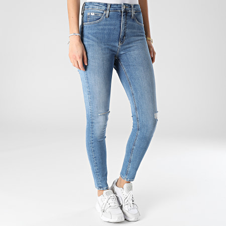 Calvin Klein - Jeans super skinny da donna 7873 Denim blu
