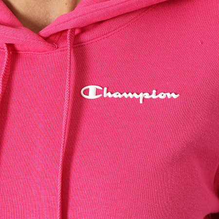 Champion - Felpa con cappuccio da donna 114859 Rosa