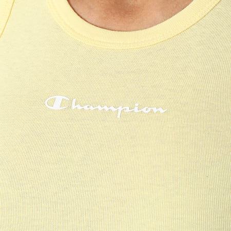 Champion - Camiseta de tirantes para mujer 114893 Amarillo