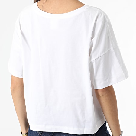 Champion - Tee Shirt Femme Crop 114914 Blanc