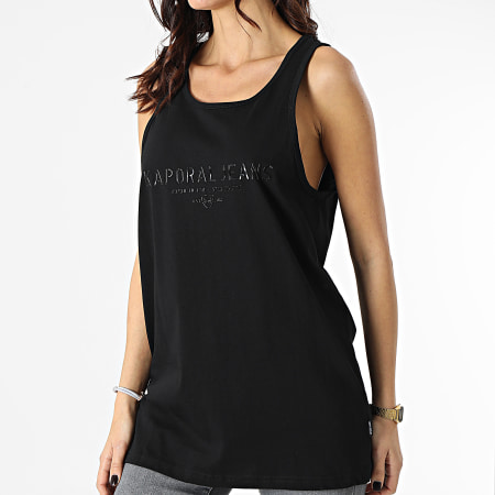 Kaporal - Camiseta sin mangas Miles para mujer negra