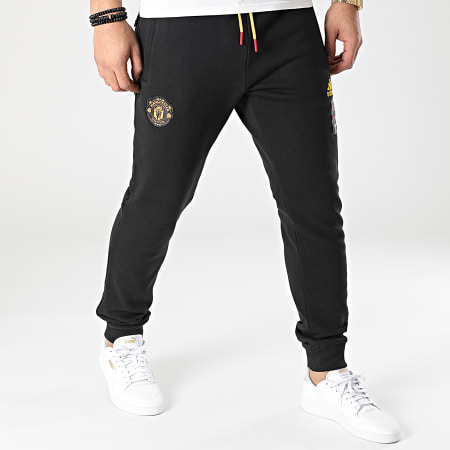 Adidas Sportswear - Pantaloni da jogging del Manchester United H63997 Nero