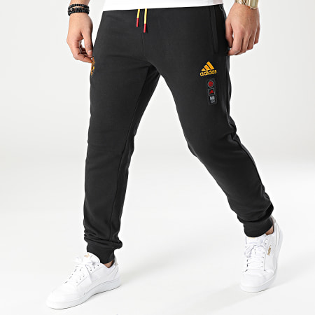 Adidas Sportswear - Pantaloni da jogging del Manchester United H63997 Nero