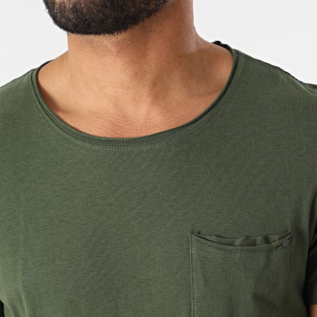 Blend - Camiseta con bolsillo navideño 20709766 Verde oscuro
