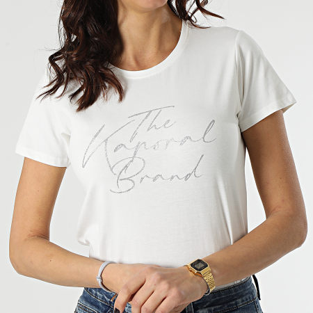 Kaporal - Tee Shirt Femme Kram Blanc