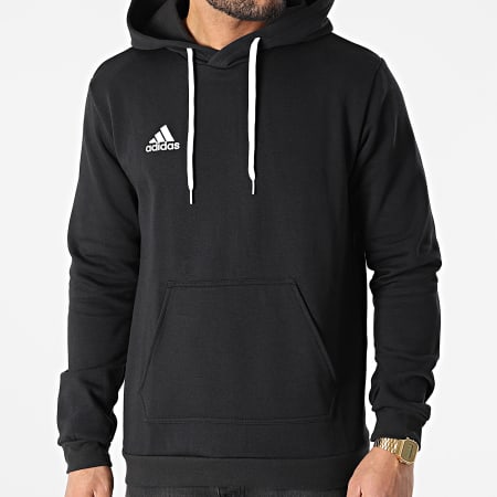 Adidas Sportswear - H57512 Felpa con cappuccio nero