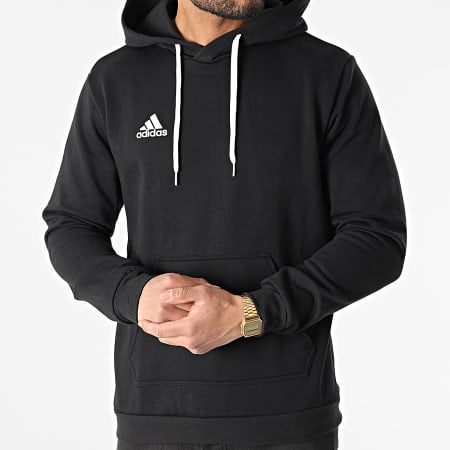 Adidas Sportswear - H57512 Felpa con cappuccio nero