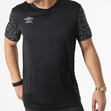 Umbro - Camiseta Jaspeada Jersey Negro