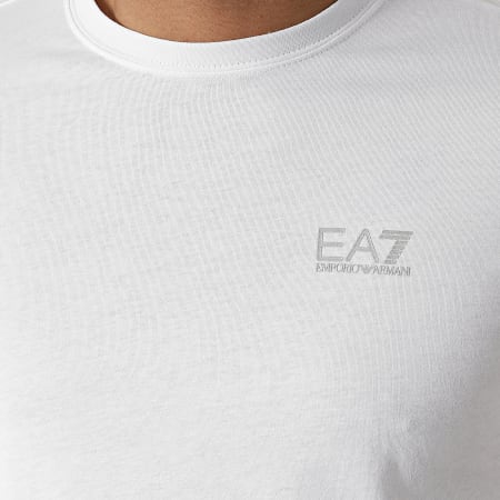 EA7 Emporio Armani - Camiseta 3LPT32-PJ02Z Blanco Plata