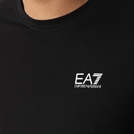 EA7 Emporio Armani - Tee Shirt 3LPT32-PJ02Z Noir Argenté