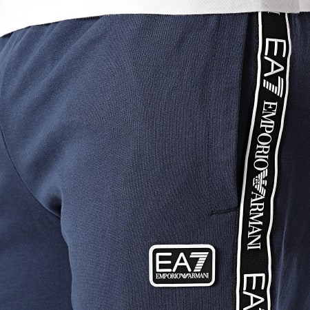 EA7 Emporio Armani - Pantalon Jogging A Bandes 3LPP67-PJ05Z Bleu Marine