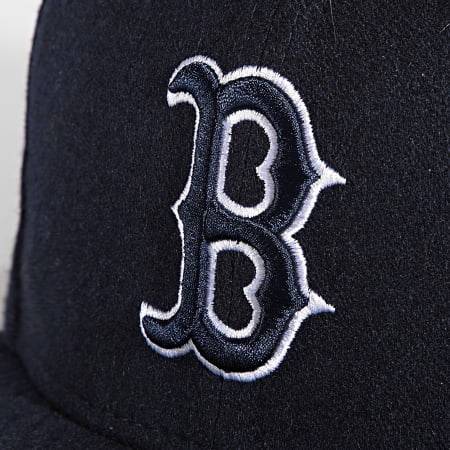 New Era - Casquette Fitted 59Fifty Melton Boston Red Sox Bleu Marine