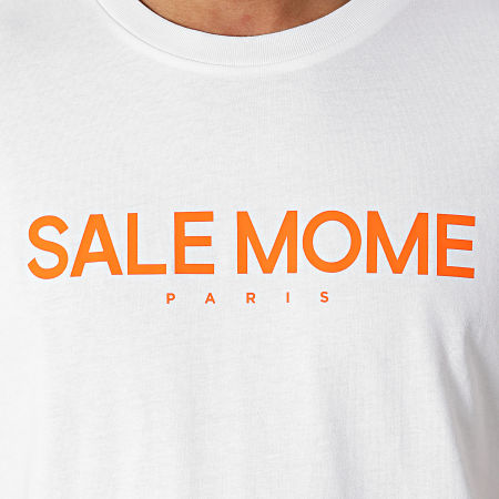 Sale Môme Paris - Tee Shirt Tigre Blanc Orange