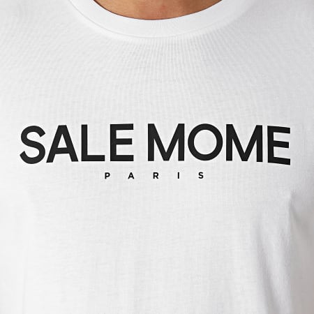 Sale Mome - Tee Shirt Croco Blanc Noir