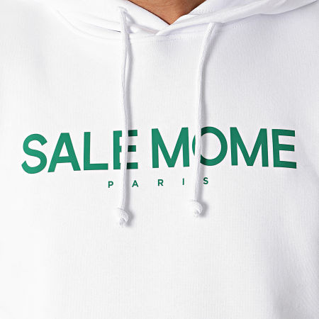 Sale Mome - Sweat Capuche Croco Blanc Vert