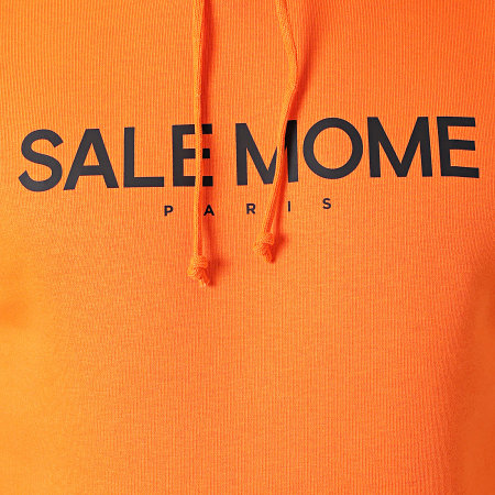 Sale Môme - Sweat Capuche Tigre Orange Noir