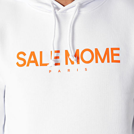 Sale Môme Paris - Sweat Capuche Tigre Blanc Orange